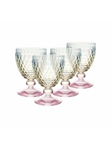 Villeroy & Boch 4er Set Weißweingläser Boston Pearl 125 ml in bunt