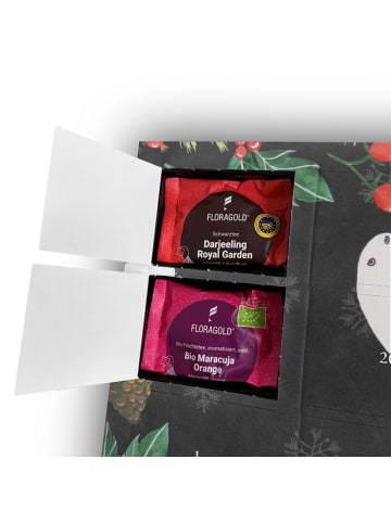 Mr. & Mrs. Panda Tee Adventskalender Einhorn Yoga mit Spruch in Kreidetafel