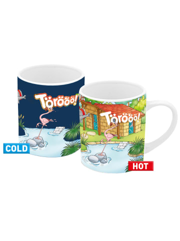 Geda Labels Tasse Farbwechsel Benjamin Blümchen in Blau - 250ml