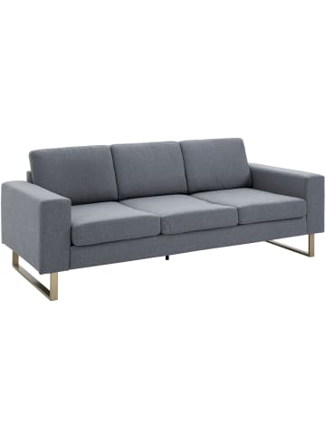 HOMCOM 3-Sitzer Sofa-L200 x B82 x H78 cm-Dunkelgrau