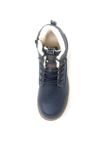 MUSTANG SHOES Schnürstiefel  in Blau