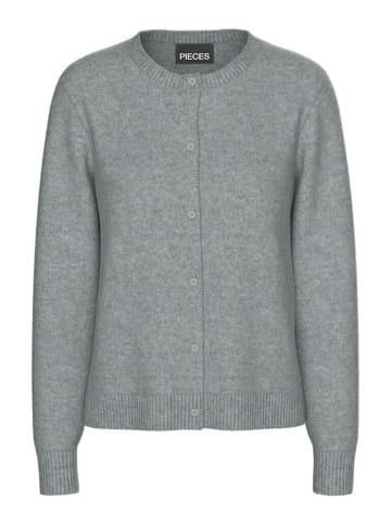 Pieces Pullover in Medium Grey Melange
