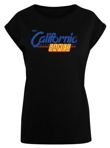 F4NT4STIC T-Shirt Retro Gaming California GAMES LOGO in schwarz