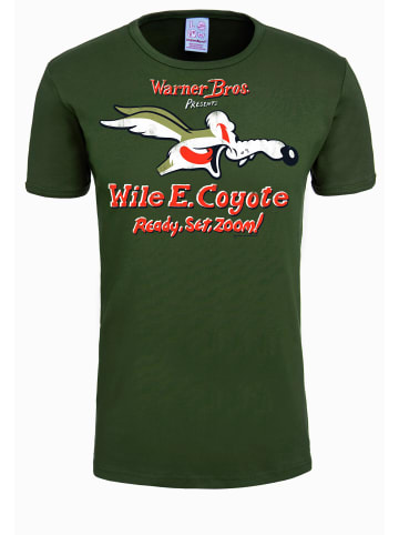 Logoshirt T-Shirt Coyote in dunkel oliv