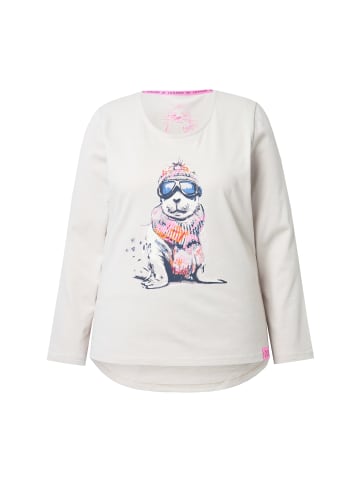 LAURASØN Shirt in graubeige