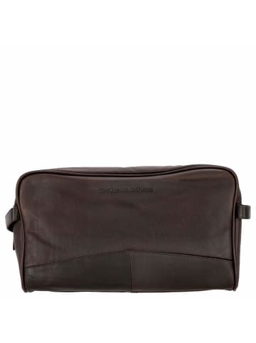 The Chesterfield Brand Stefan - Kulturbeutel Leder 29 cm (black) in braun