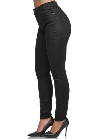 Tazzio Jeans "F107" - Skinny Fit - in Schwarz