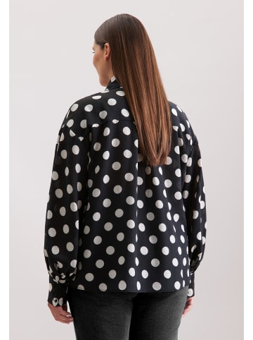 Seidensticker Rüschenbluse Oversized in Schwarz