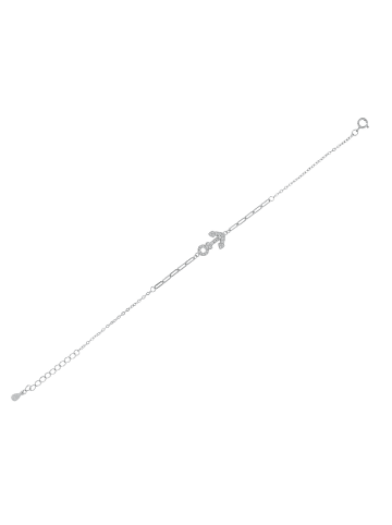 Adeliás Damen Armband aus 925 Silber 17+3 cm in silber