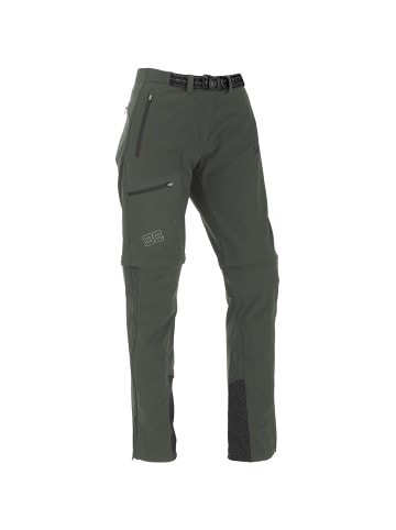 Maul Sport T-Zip Wanderhose Oakville mit Logo in Tannengrün