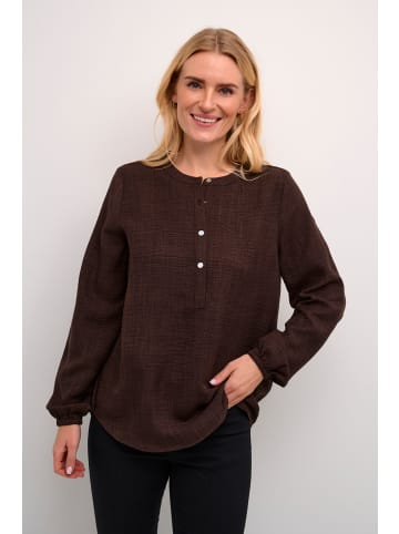 Kaffe Langarm-Bluse KAellen Regular fit in Java CC