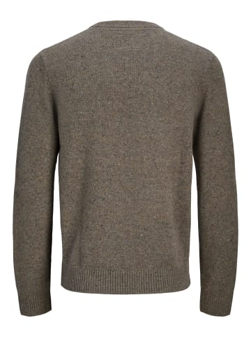 Jack & Jones Strickpullover in Stone Gray