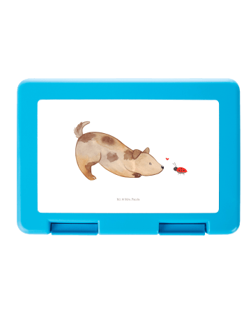 Mr. & Mrs. Panda Kinderbrotdose Hund Marienkäfer ohne Spruch in Weiß