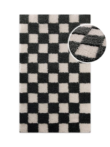 Wecon Home Badteppich Bobbi in anthrazit grau