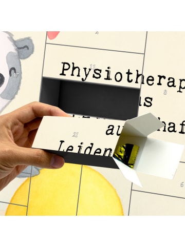 Mr. & Mrs. Panda Weihnachtskalender Physiotherapeut Leidenschaft... in Weiß
