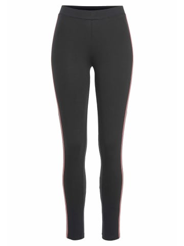 H.I.S Leggings in anthrazit-rosa