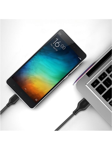 Wisam 3in1 USB - Lightning + USB-C + microUSB 1m 2,1A
