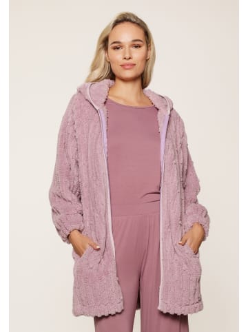 Linga Dore - Fluffy Weste in Mauve shadow