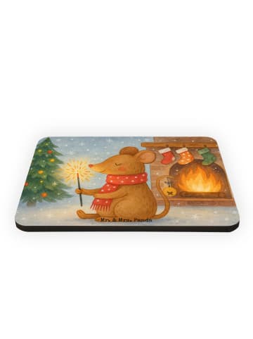 Mr. & Mrs. Panda Magnet Maus Weihnachten Design ohne Spruch in Weiß