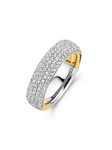 Ti Sento Milano Ring "Band mit Zirkonia vergoldet" in Gold