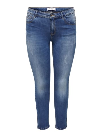 ONLY Carmakoma Skinny Jeans in Medium Blue Denim