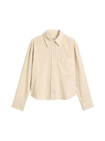 Marc O'Polo Feincord-Bluse relaxed in natural stone