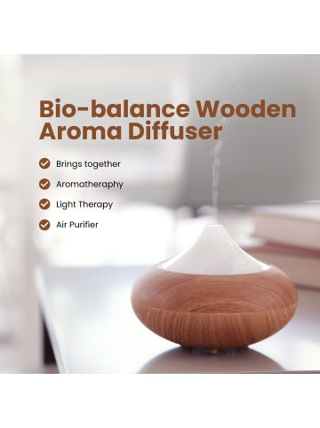 Dr Botanicals Holz-Aromadiffusor mit transparentem Deckel [USB]