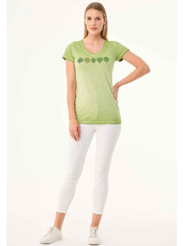 Organication T-Shirt "WOR13327" in Grasgrün