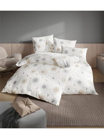 WITT WEIDEN Bettwäsche in champagner-steingrau-bedruckt