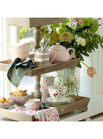 Greengate Stoffserviette mit Spitze Mozy in Pale Pink