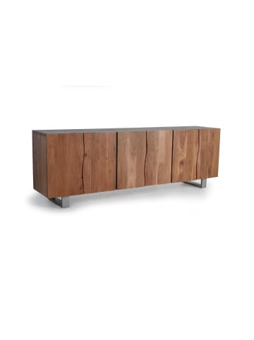 Giner y Colomer Sideboard aus Akazienholz und Metall in Brown