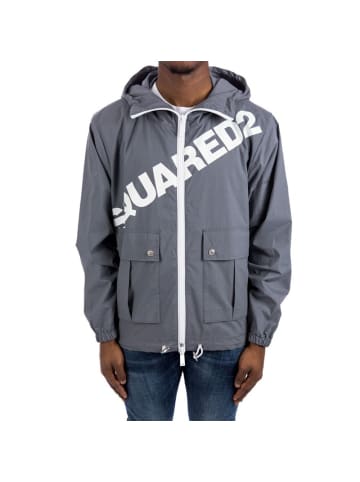 Dsquared² Grau Baumwolle Shell Jacke