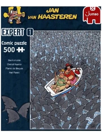 Jumbo Jan van Haasteren Expert- Hai-Wahnsinn - 500 Teile