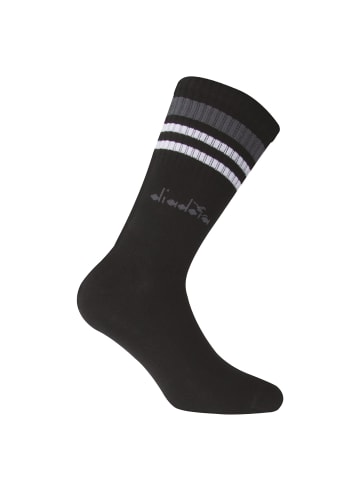 Diadora Socken 6er Pack in Schwarz/Grau/Weiß