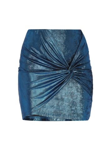 faina Women Skirt in navy metallic