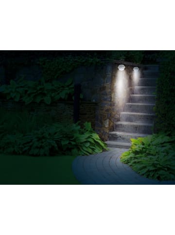 EASYmaxx Solar-Leuchte Dachrinne rund 3er-Set 1,2V weiß  Weiß