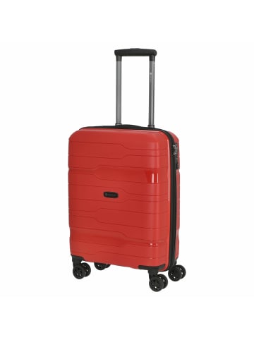 Check.In Memphis - 4-Rollen-Kabinentrolley 55 cm (blau) in rot