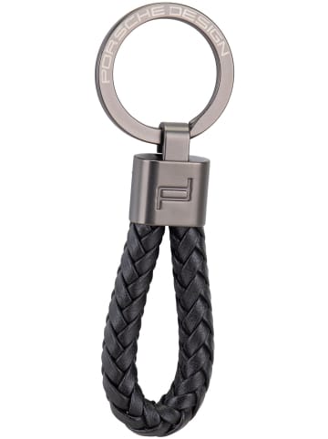 Porsche Design Schlüsseletui Keyring Leather Cord in Black