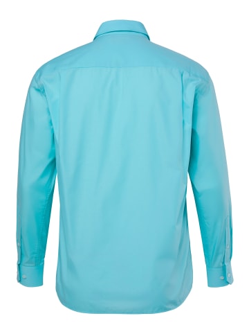 Men Plus Hemd in helles türkis