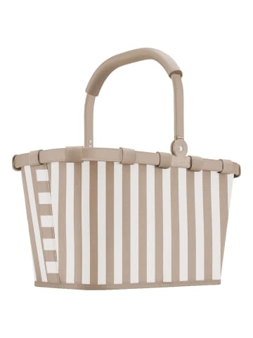 Reisenthel Carrybag - Einkaufskorb (cord dark matcha) in summerstripes coffee
