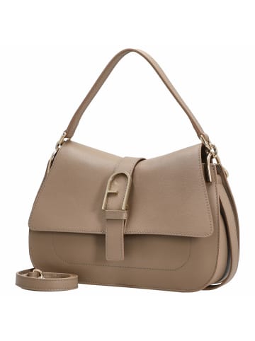 Furla Flow M - Schultertasche 26 cm (agave) in greige