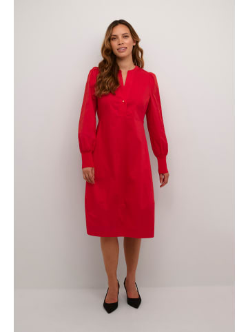 CULTURE Kleid CUantoinett Feminine in Fiery Red