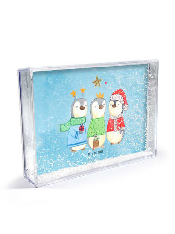 Mr. & Mrs. Panda Bilderrahmen Winterzeit Heilige drei Könige ohn... in Eisblau