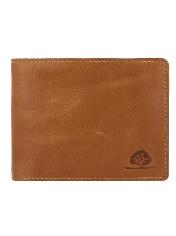 Greenburry Tornado Geldbörse RFID Schutz Leder 13 cm in peanut brown