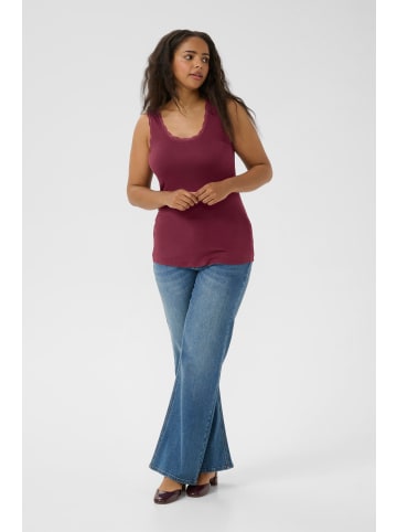 KAFFE curve Jerseytop KComia Tight fit in Windsor Wine