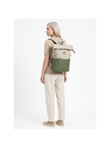 Worldpack Campus Style Daypack 50 cm Laptopfach hellgrau-khaki