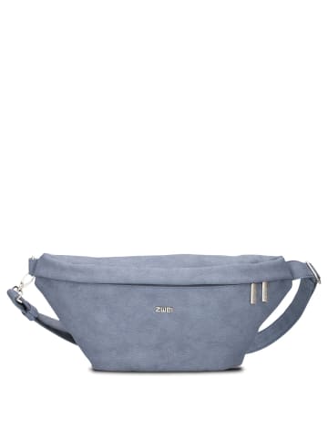 Zwei Mademoiselle MH80 - Gürteltasche 40 cm (leo) in nubuk-sky