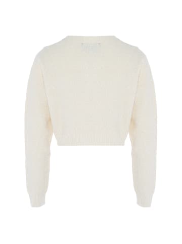 faina Women Cardigan in Wollweiss