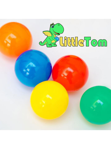 LittleTom Bällebad Bälle 6cm - 300 Bunte Kunststoffbälle Kinder Baby Spielbälle Spielzeug