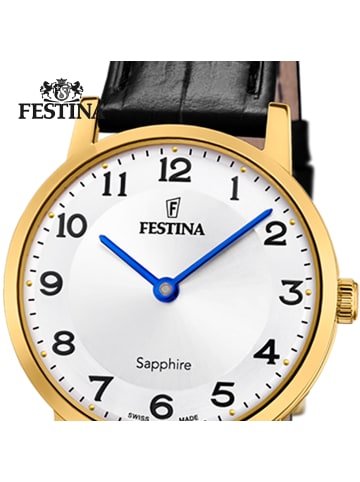 Festina Analog-Armbanduhr Festina Swiss Made schwarz klein (ca. 29,3mm)